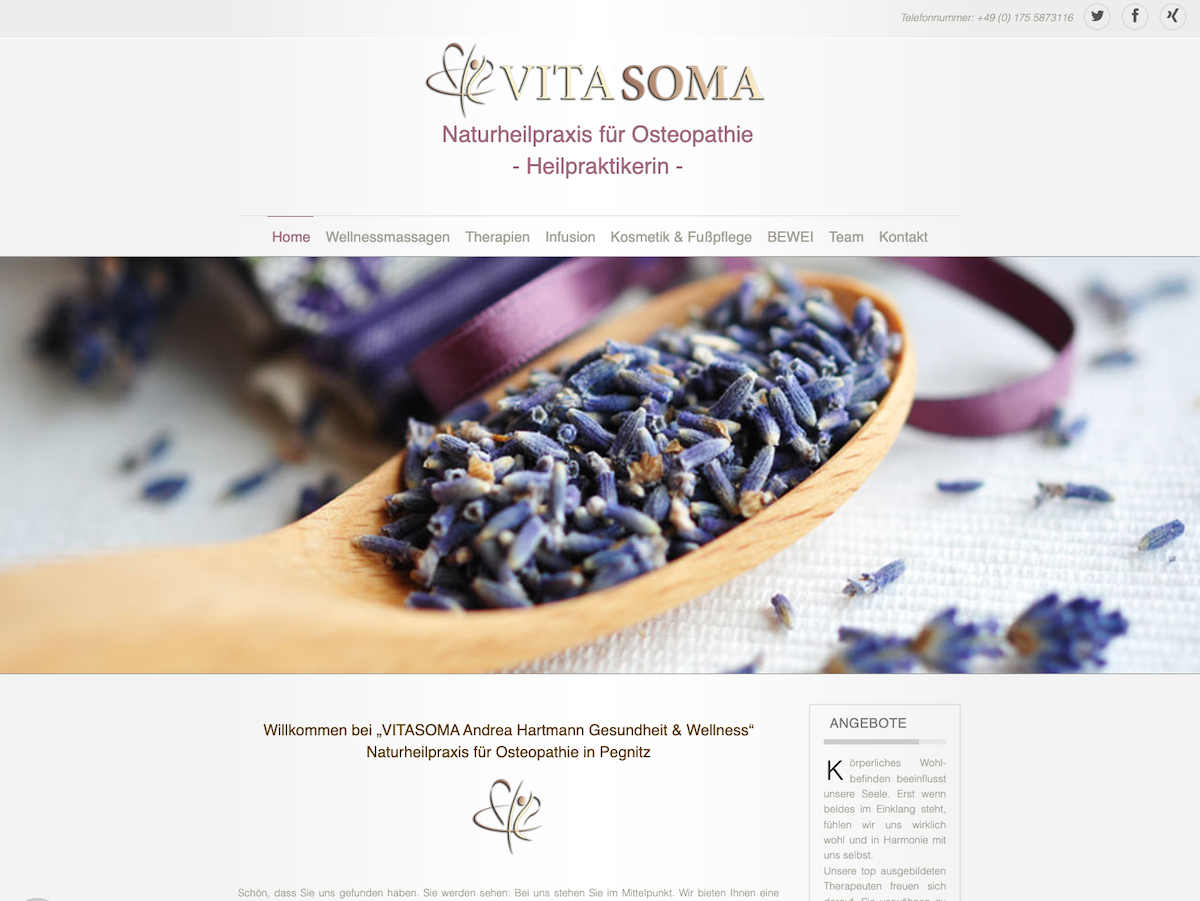 landingpage vitasoma